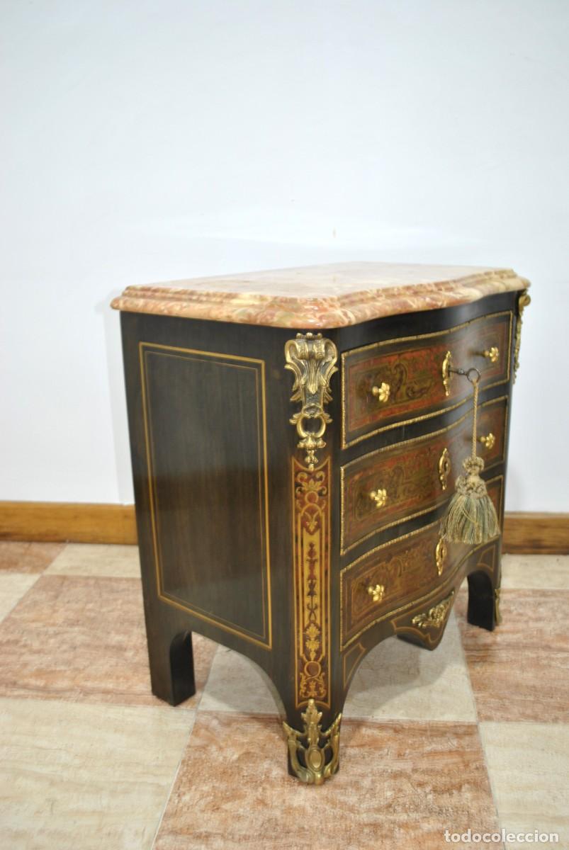 Antig&uuml;edades: MESITA O C&Oacute;MODA NAPOLE&Oacute;N III - Foto 7