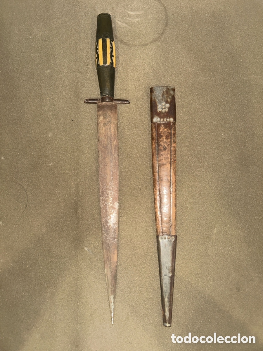 Oggetti Antichi: DAGA O CUCHILLO ESPA&Ntilde;OL DE ALBACETE S.XIX *VER FOTOS*