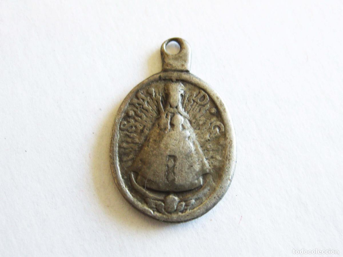 Antig&uuml;edades: ANTIGUA MEDALLA RELIGIOSA DE PLATA DE LA VIRGEN MAR&Iacute;A