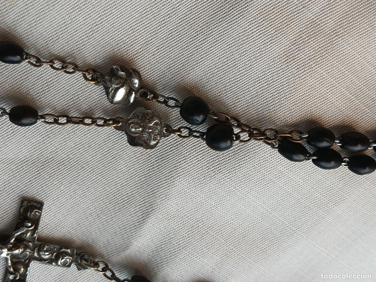 Antig&uuml;edades: Rosario de azabache y plata - Foto 4
