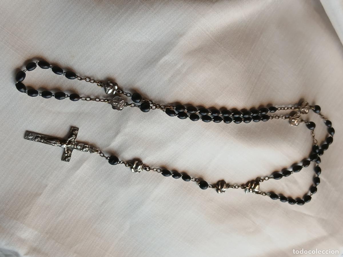 Antig&uuml;edades: Rosario de azabache y plata - Foto 1