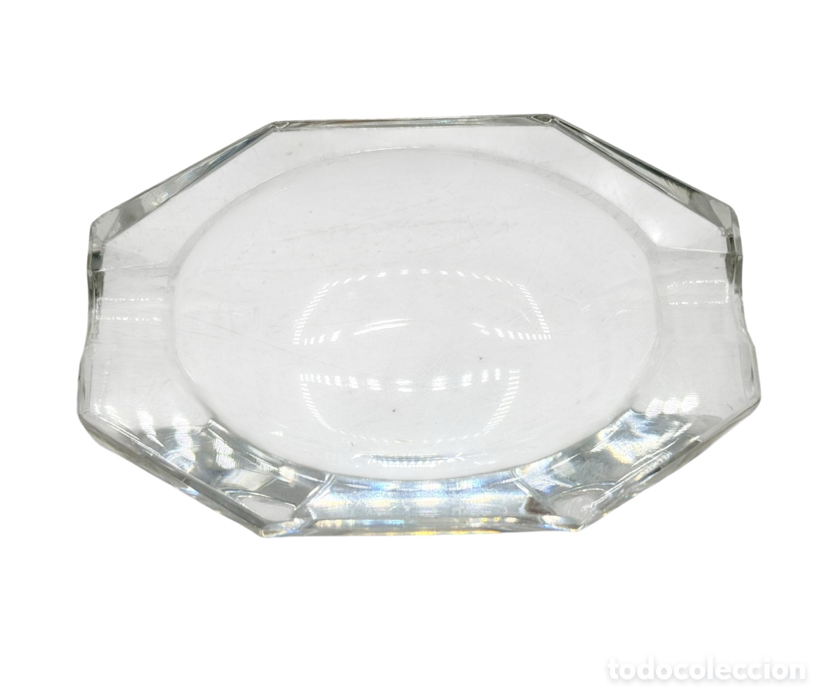 Antiquit&eacute;s: Cenicero de Cristal Artesanal