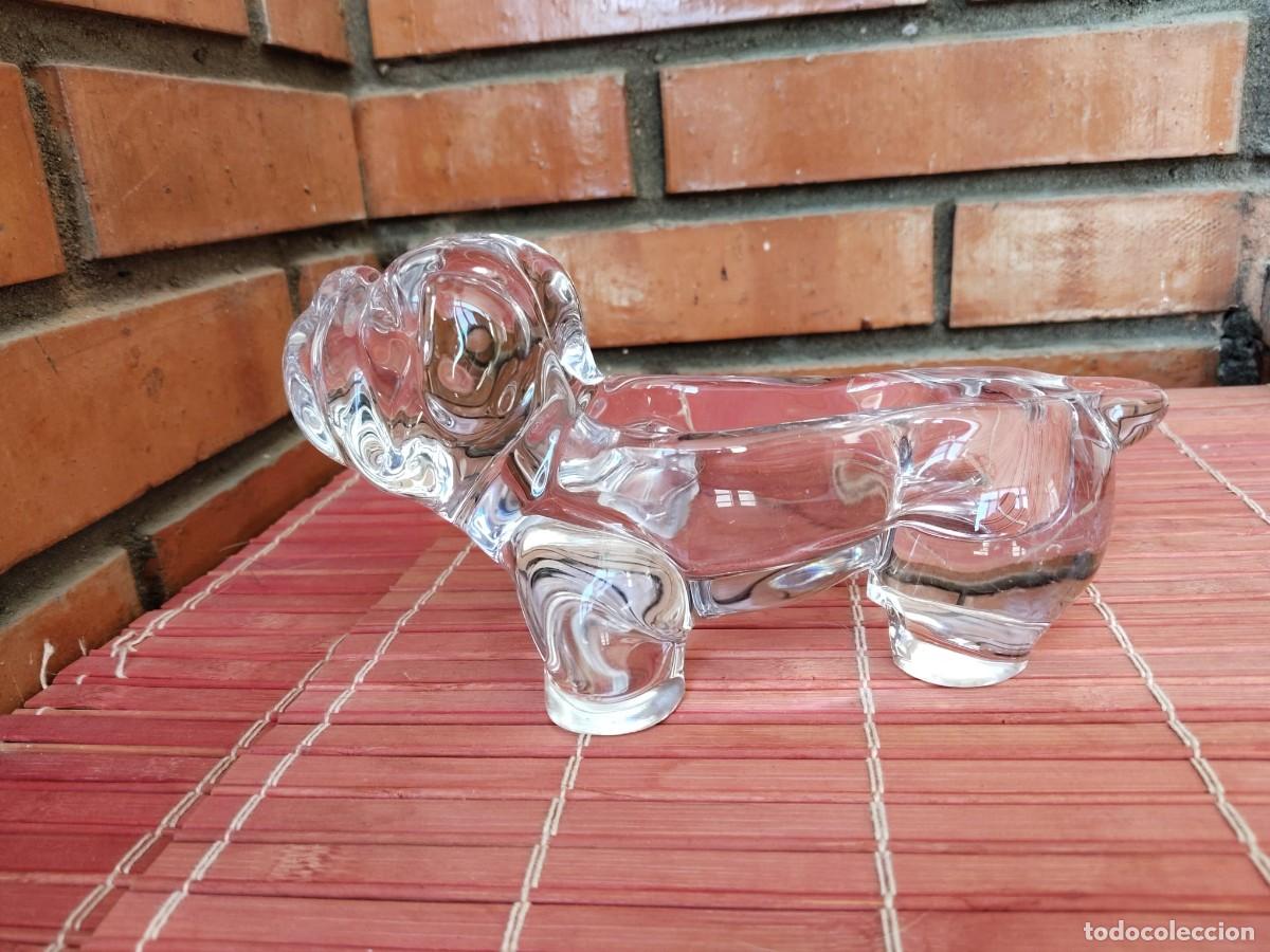 Antiquit&auml;ten: Bull Dog en cristal n&oacute;rdico. Ver descripci&oacute;n.
