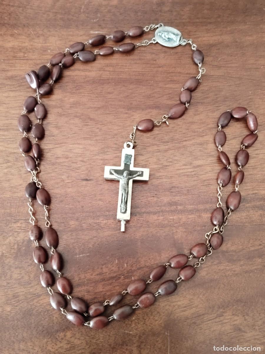 Antiquit&auml;ten: Crucifijo relicario con tierra de la Catacumba de San Callisto.