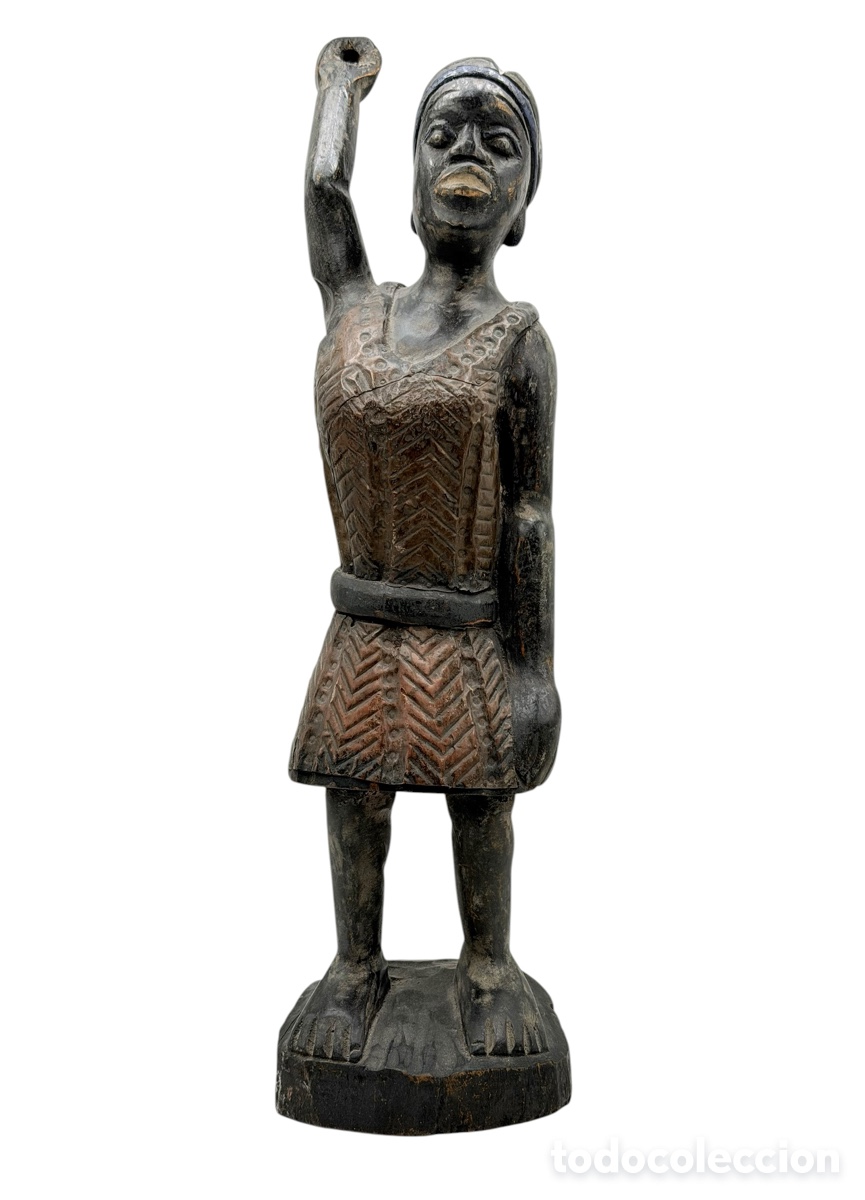 Antiquit&auml;ten: Antigua Figura Tallada en Madera