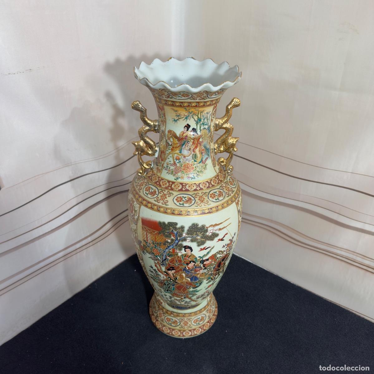 Antig&uuml;edades: Jarr&oacute;n de Estilo Satsuma - Foto 2