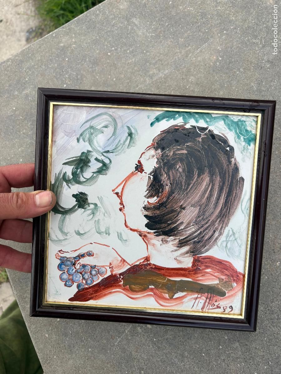 Antig&uuml;edades: Angelina Alos Valencia barcelona azulejo