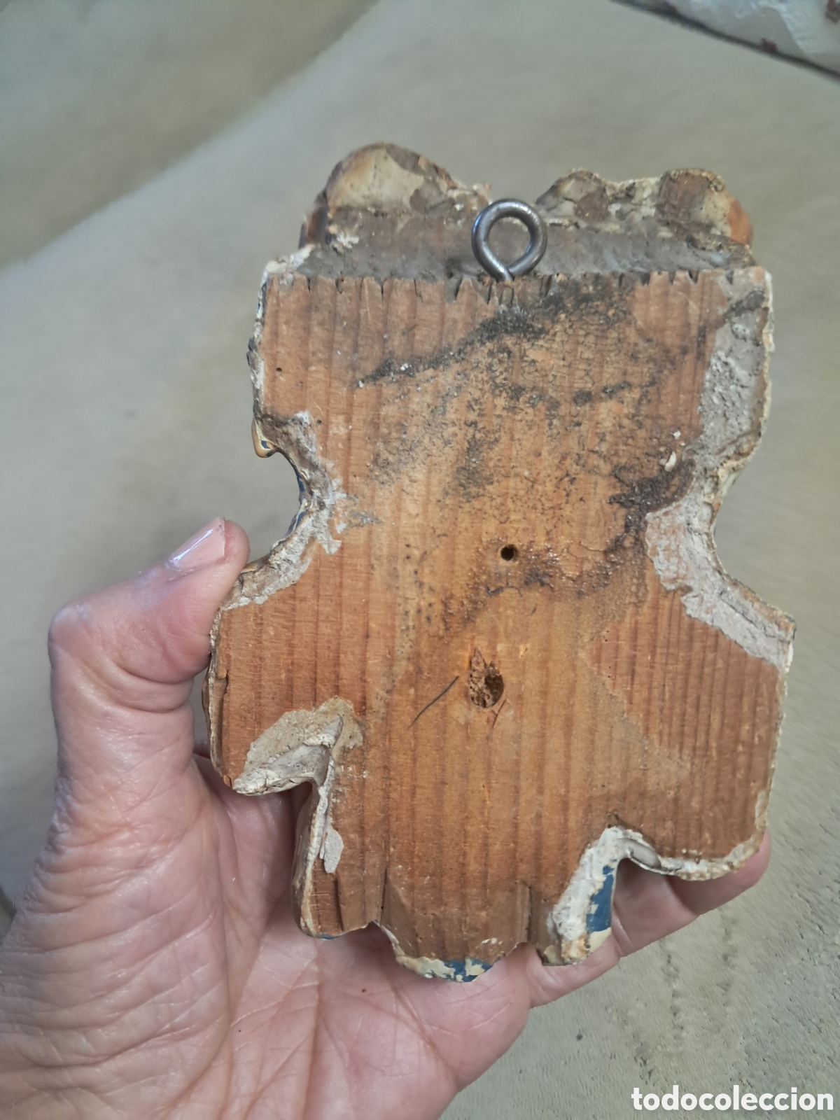 Antig&uuml;edades: MENSULA ANTIGUA DE MADERA. - Foto 3