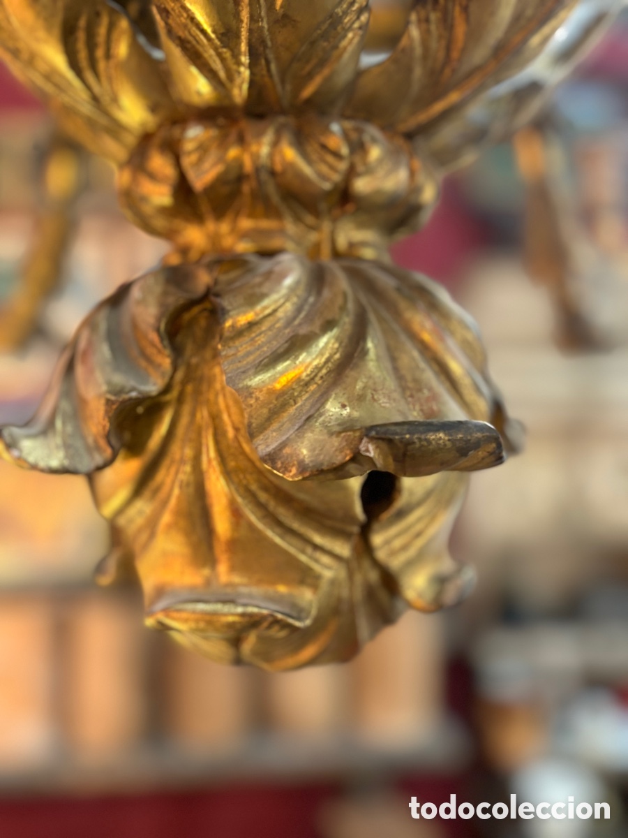 Antig&uuml;edades: Lampara tipo &ldquo;Ara&ntilde;a &ldquo;. S.XIX - Foto 4