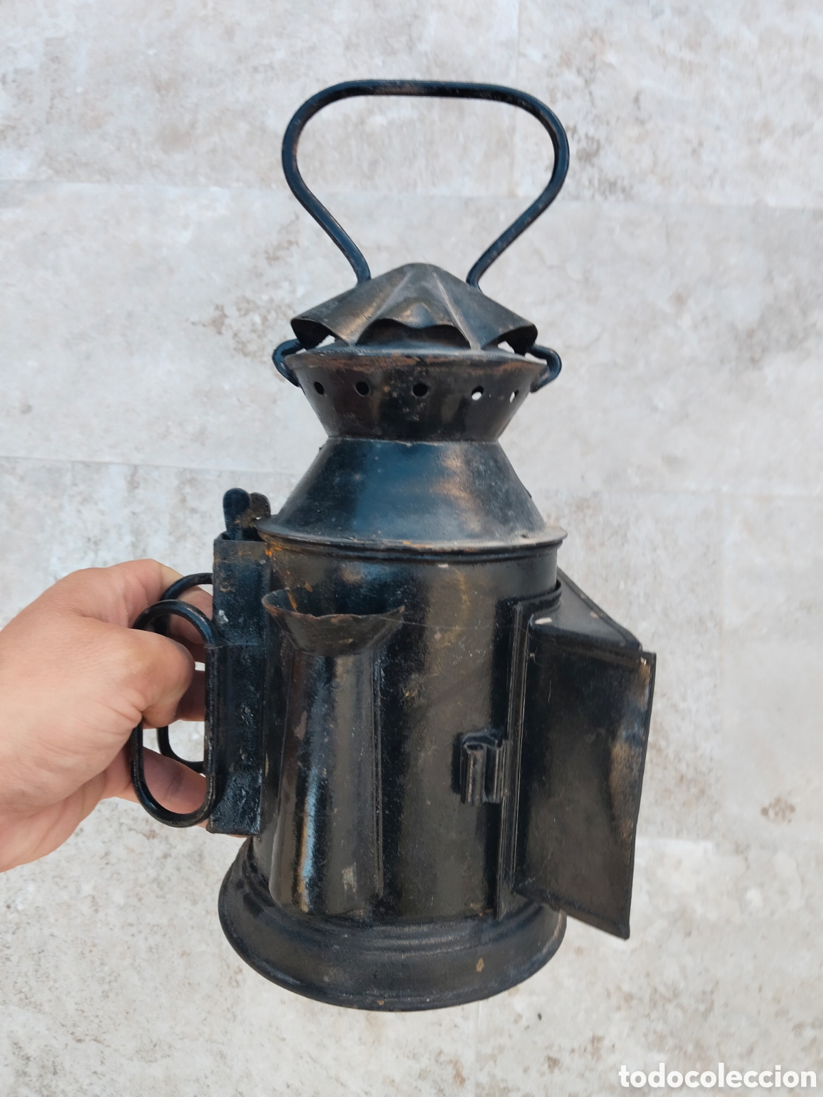 Antig&uuml;edades: ANTIGUO FAROL TREN ESTACI&Oacute;N SIGLO XIX