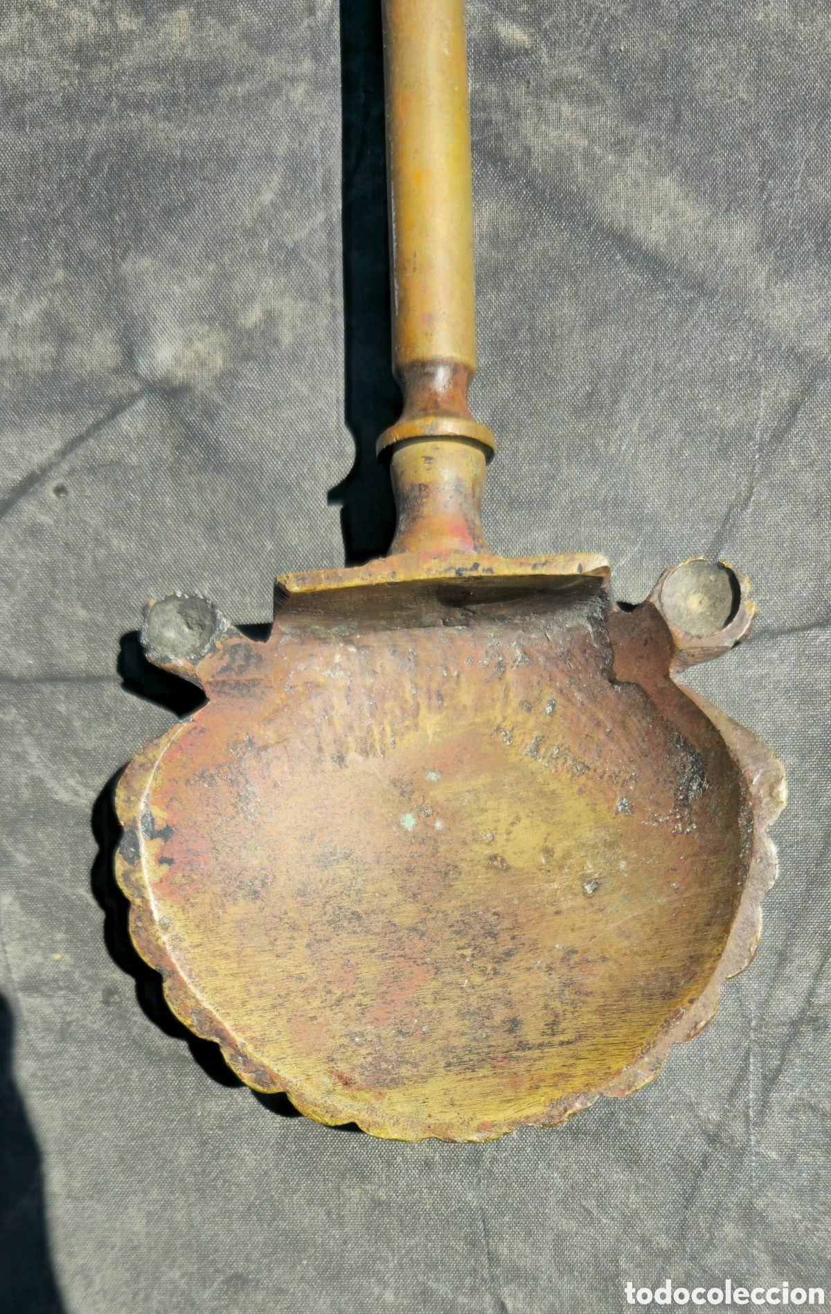 Antig&uuml;edades: Antiguo badil de bronce - Foto 2