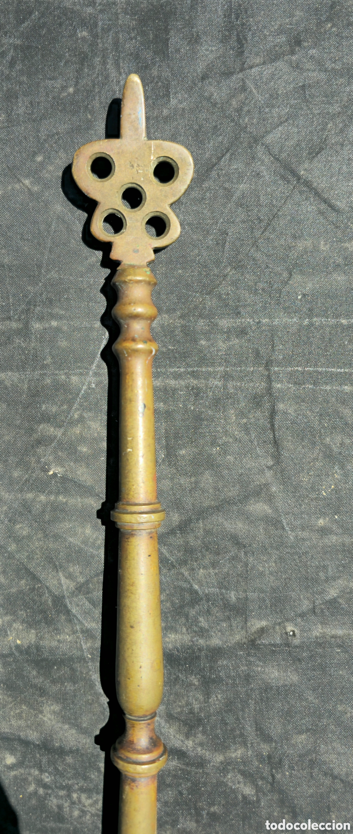 Antig&uuml;edades: Antiguo badil de bronce - Foto 6