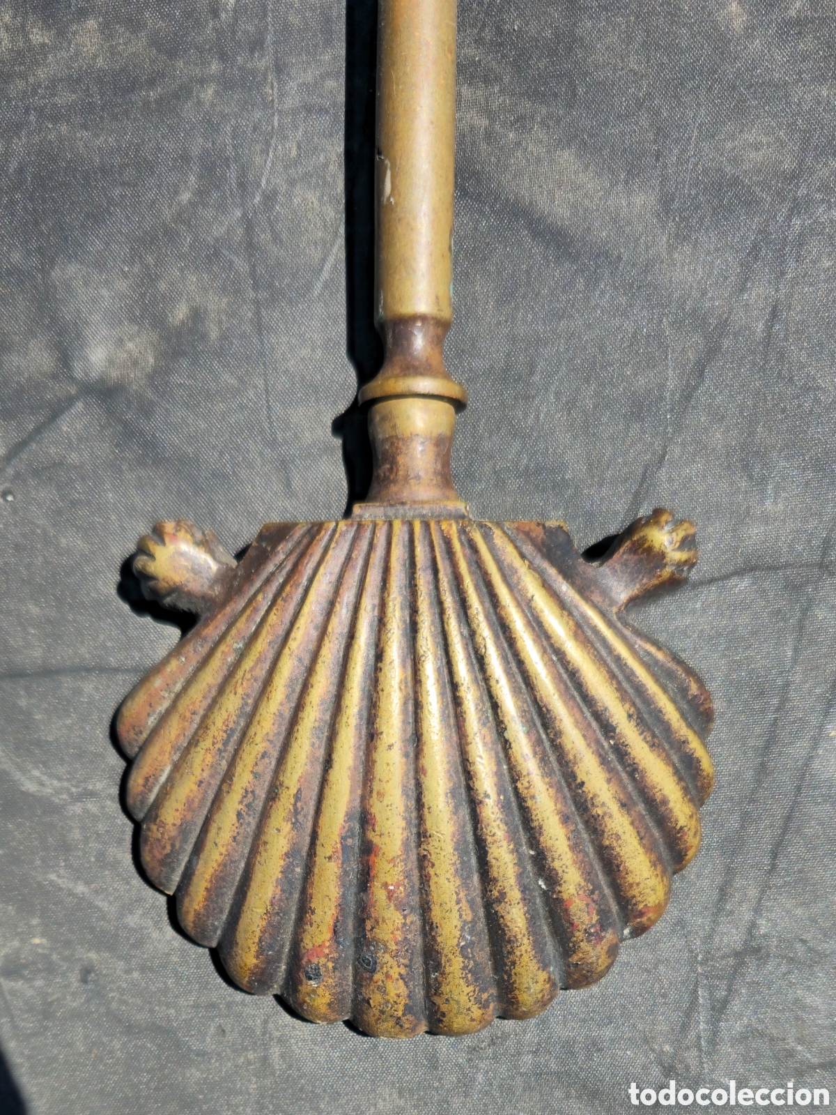 Antig&uuml;edades: Antiguo badil de bronce - Foto 1