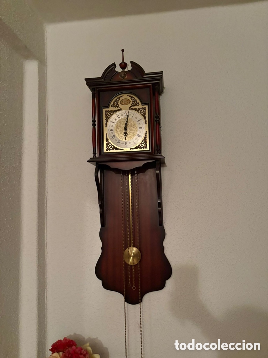 Antig&uuml;edades: Reloj antig&uuml;o de pared - Foto 2