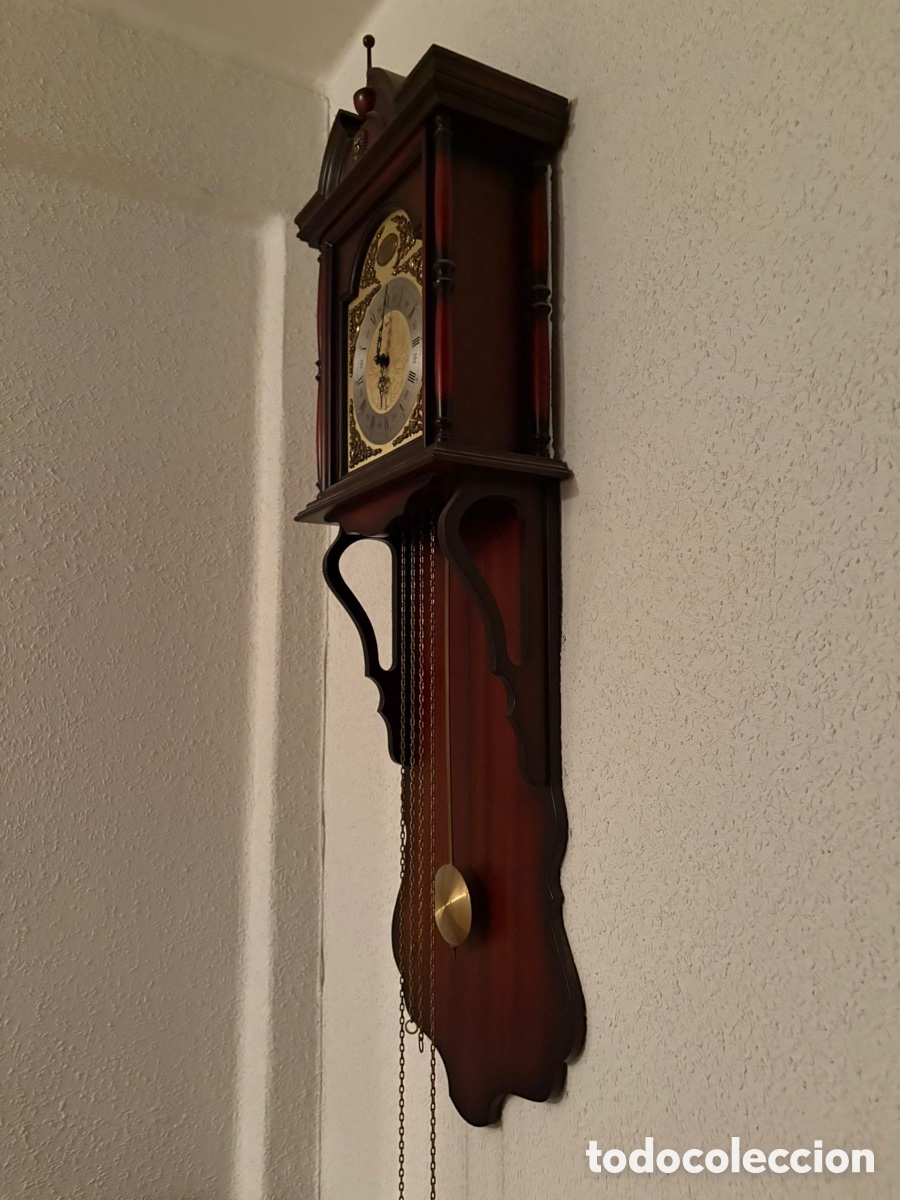 Antig&uuml;edades: Reloj antig&uuml;o de pared - Foto 3