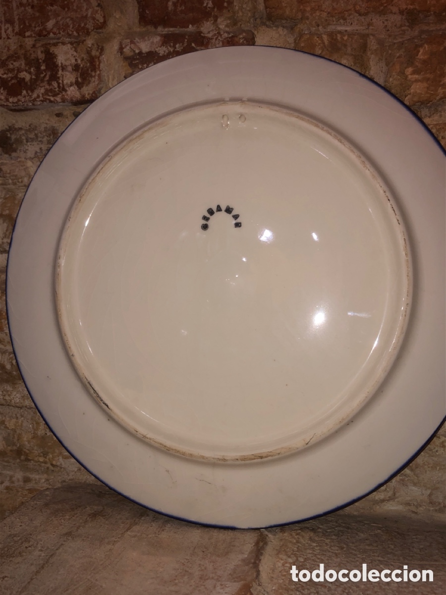Antig&uuml;edades: Plato cer&aacute;mica pe&ntilde;iscola - Foto 4