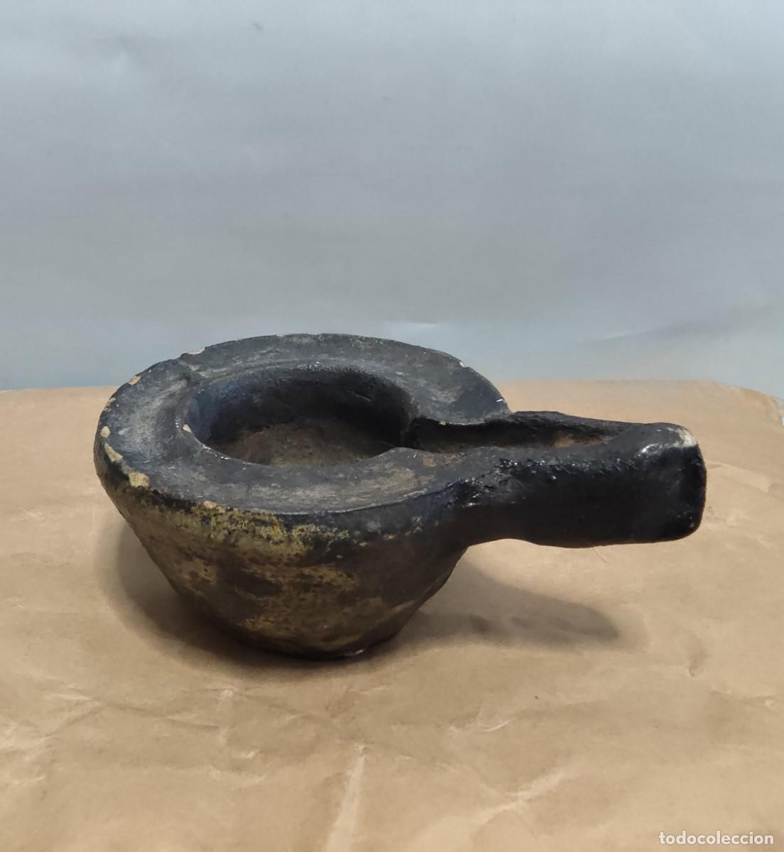 Antiquit&auml;ten: L&aacute;mpara/lucerna de aceite &aacute;rabe, s.XVIIIk