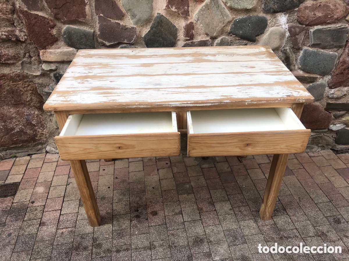 Antig&uuml;edades: ANTIGUA MESA TOCINERA DE COCINA - Foto 3