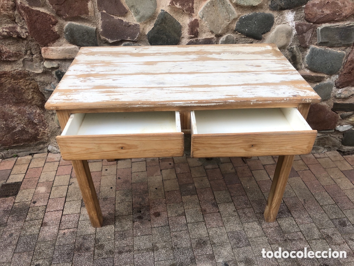 Antig&uuml;edades: ANTIGUA MESA TOCINERA DE COCINA - Foto 4