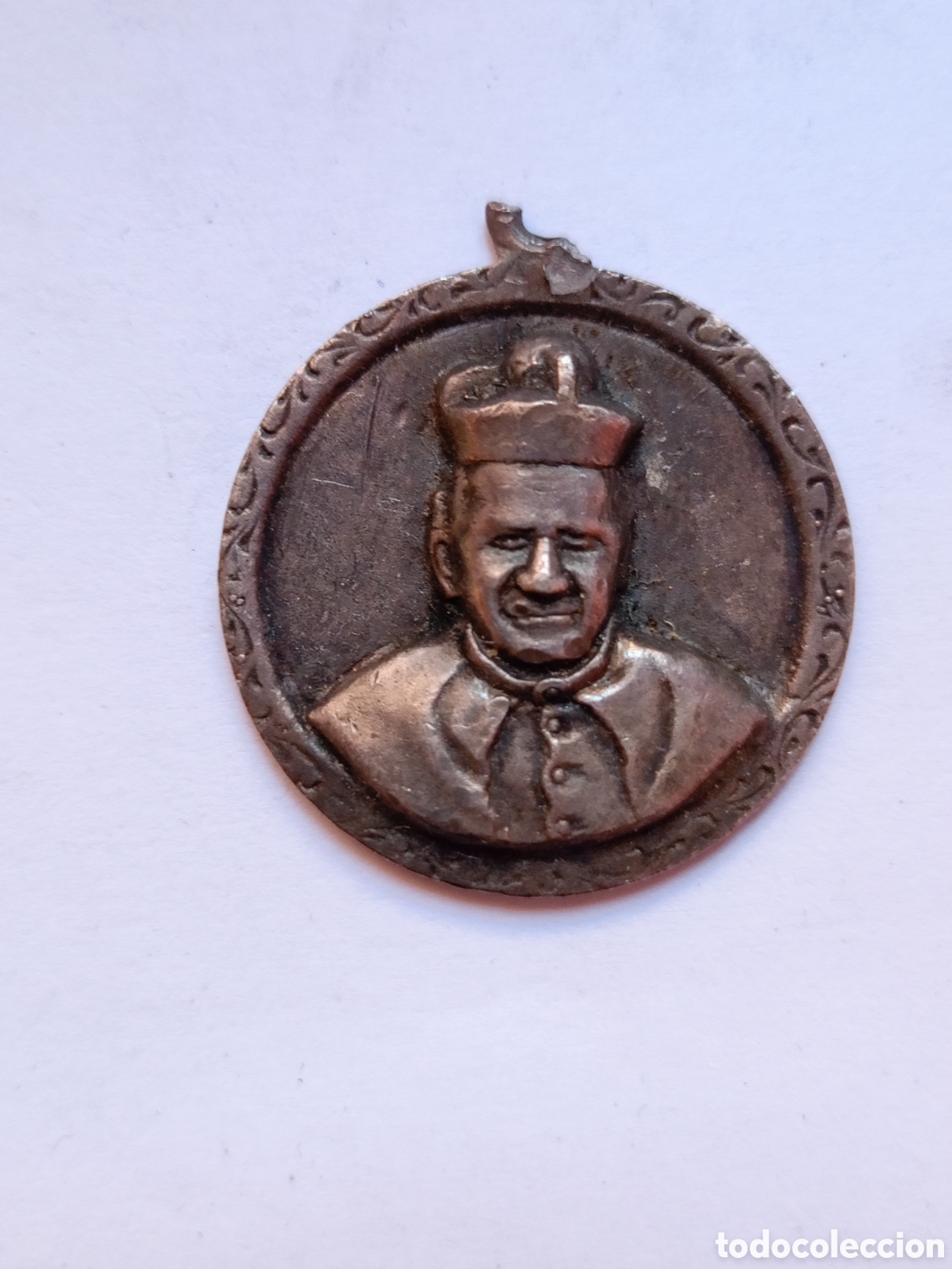 Antiques: Antigua medalla Venerable Juan Bosco fundador pia sociedad salesiana