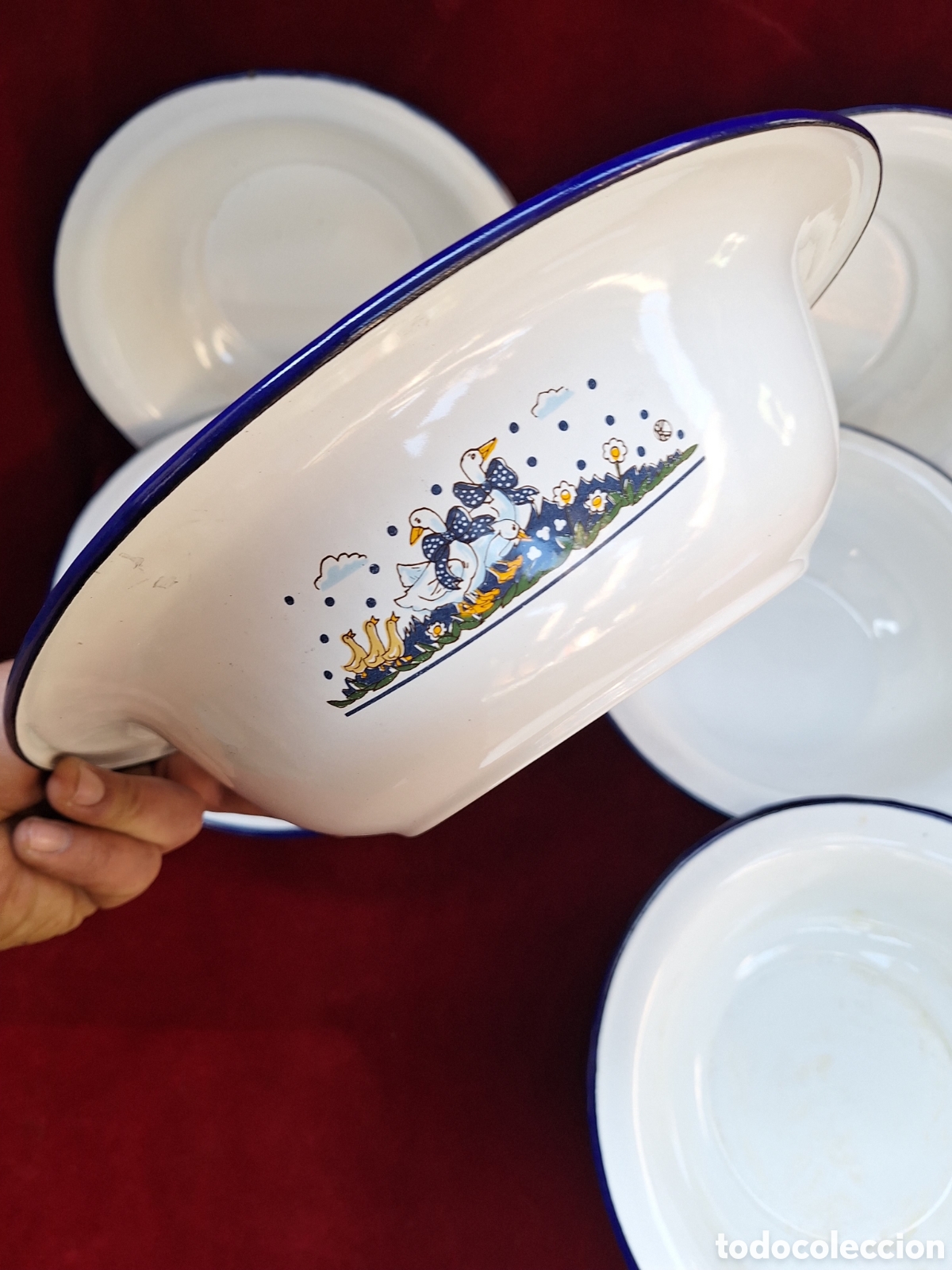 Antig&uuml;edades: Gran lote de palanganas!