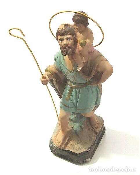 Antiquit&eacute;s: San Crist&oacute;bal. Realizado en escayola