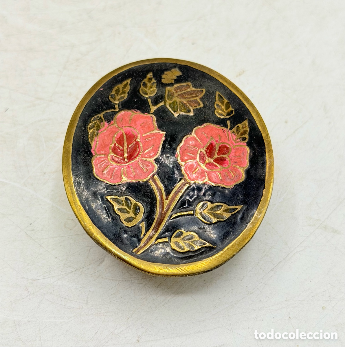 Antiquit&eacute;s: Antigua Caja Esmaltada