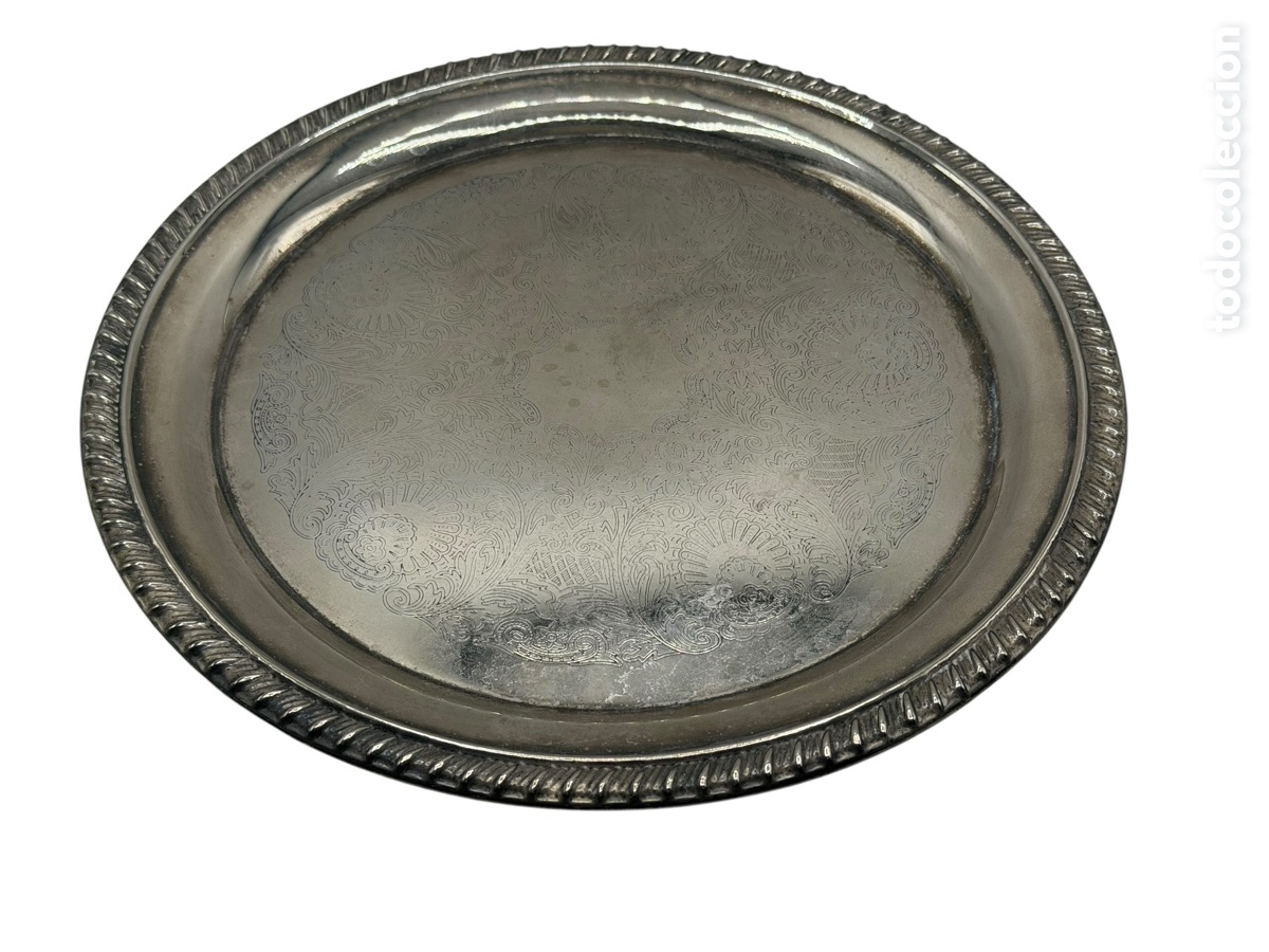 Antig&uuml;edades: Antigua Bandeja Plateada