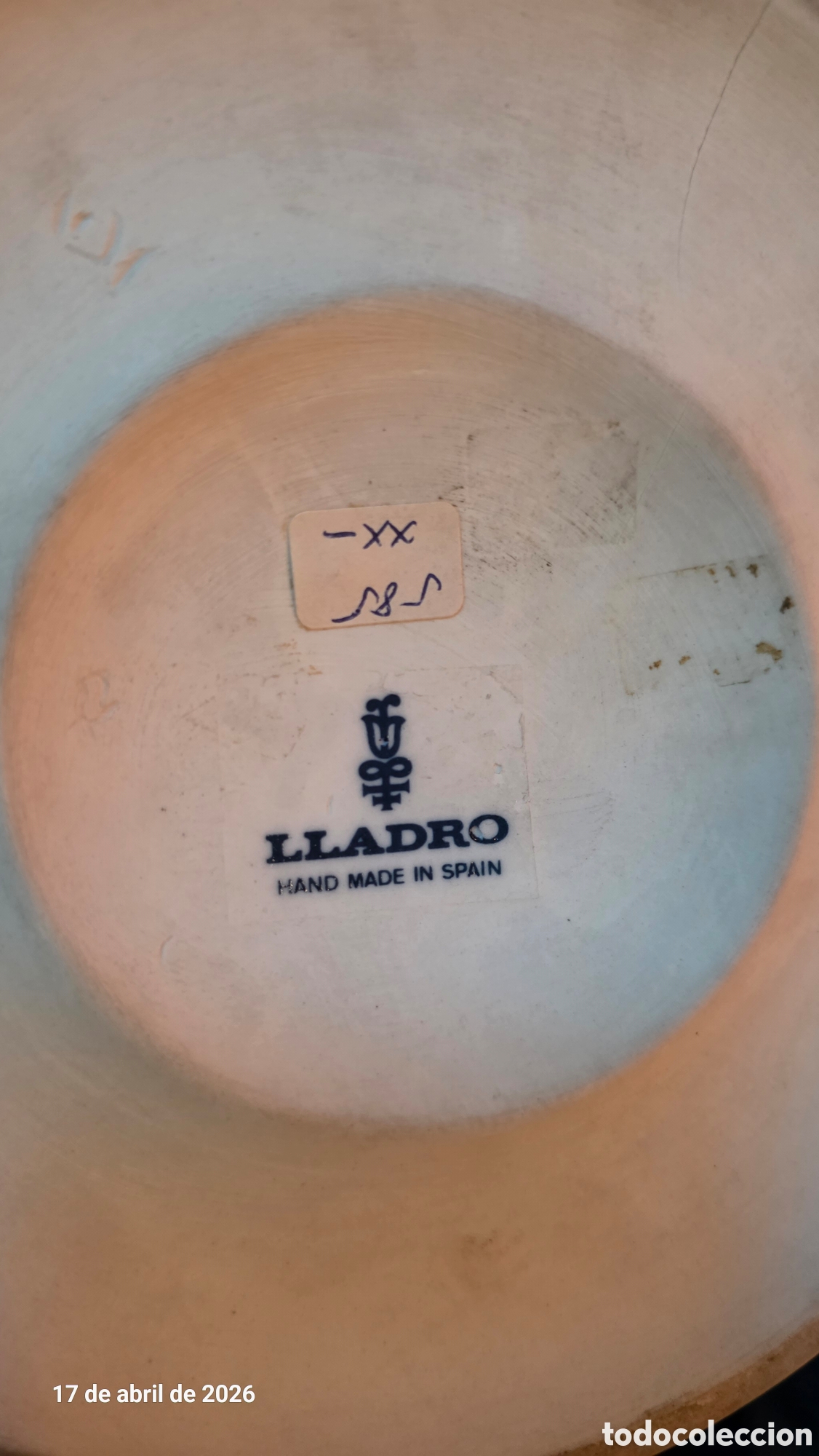 Antig&uuml;edades: Jarron porcelana lladro 48cm - Foto 7