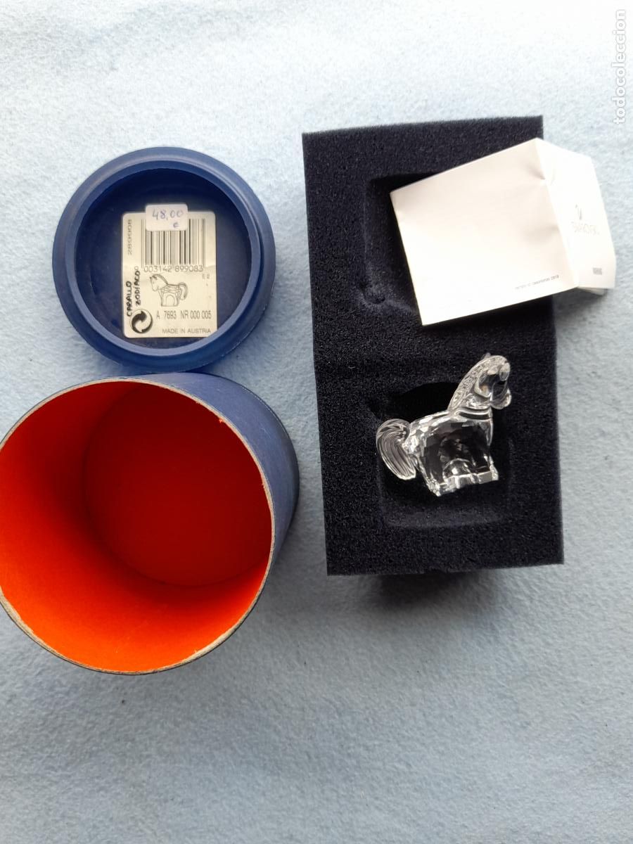 Antiquit&auml;ten: Figura Cristal de Swarovski. Caballo Zod&iacute;aco.