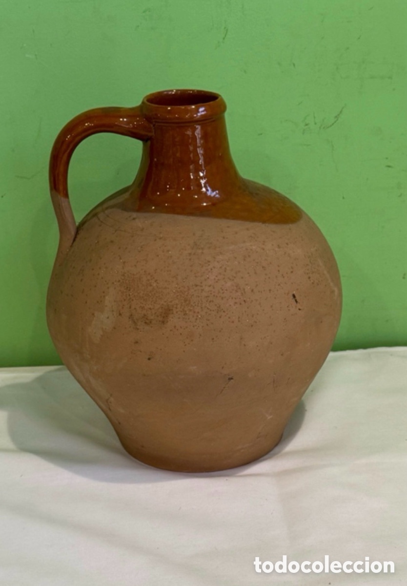 Antig&uuml;edades: Jarra cer&aacute;mica antigua firmada naharro (Alfarer&iacute;a Antonio Naharro Flores).