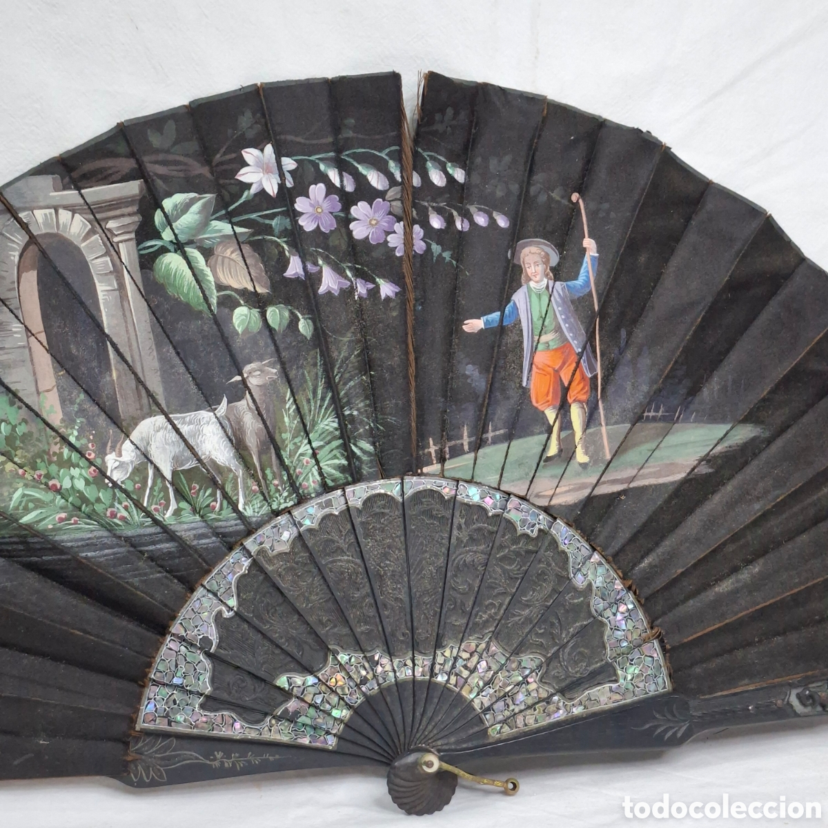 Antig&uuml;edades: Abanico del Siglo XIX para restaurar