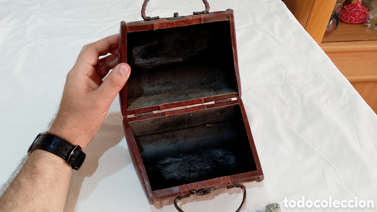 Antig&uuml;edades: Antiguo cabas o bolso de mano - Foto 2