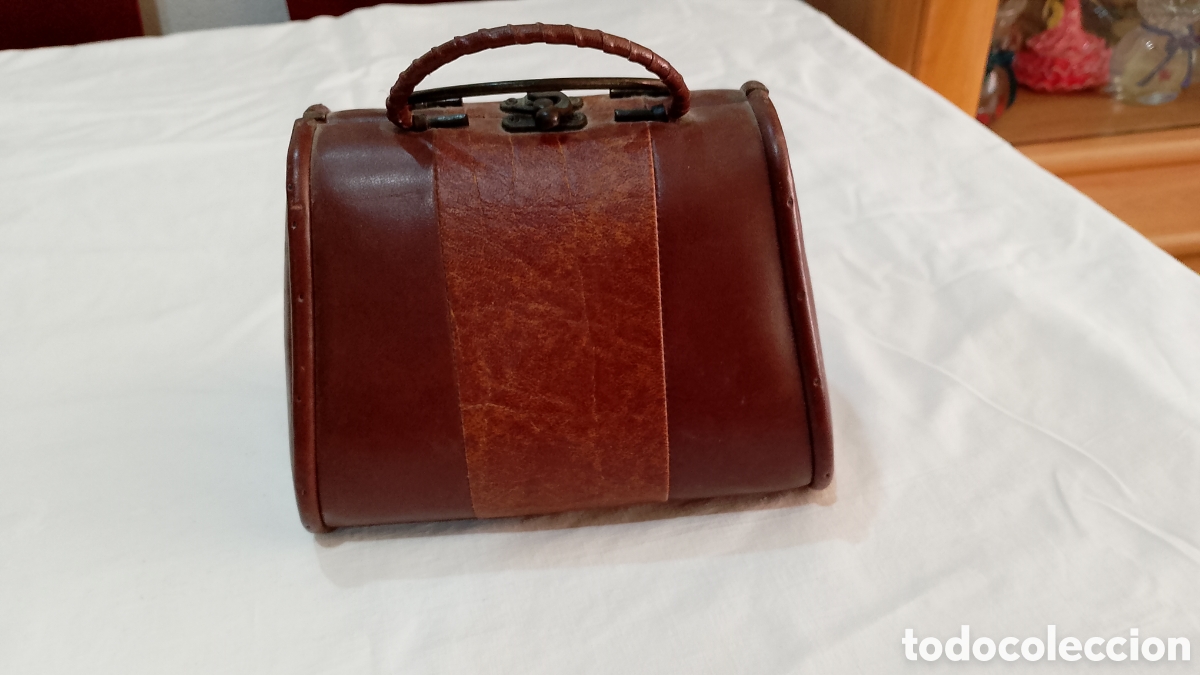 Antig&uuml;edades: Antiguo cabas o bolso de mano - Foto 4