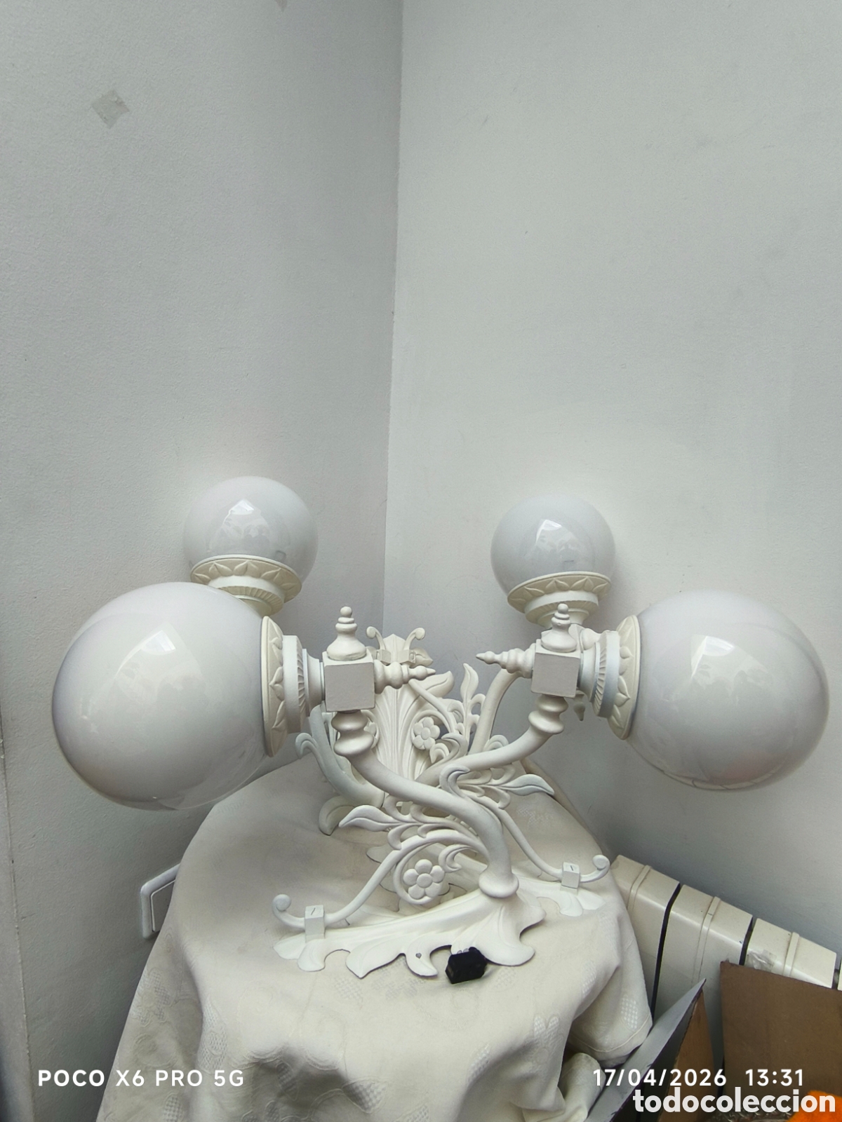 Antig&uuml;edades: Conjunto de apliques a&ntilde;os 70 para exterior