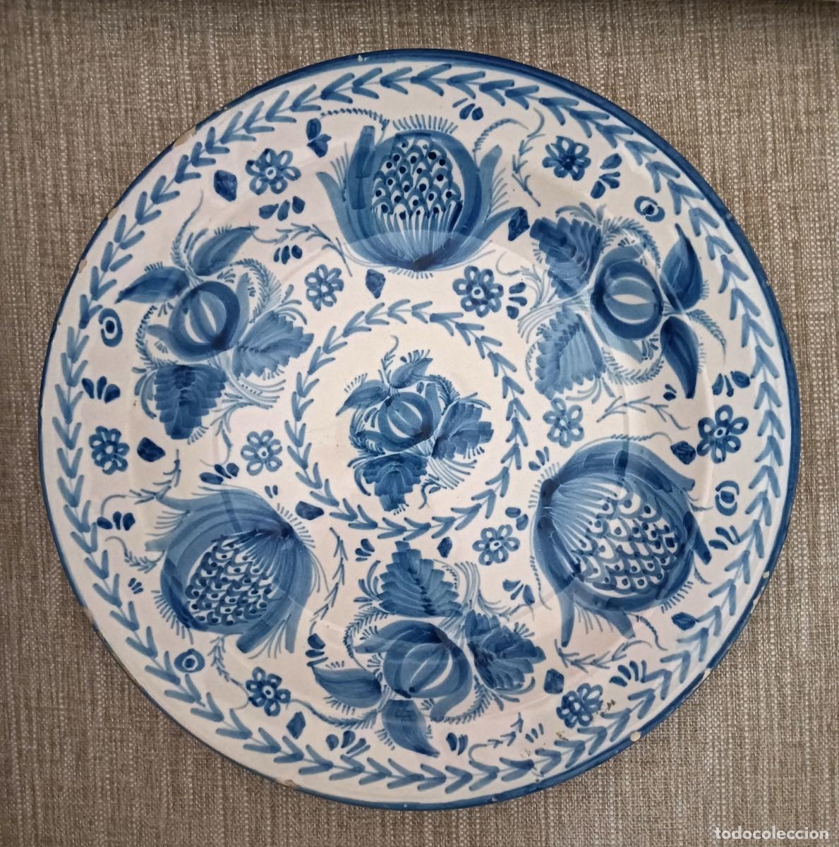 Antig&uuml;edades: ANTIGUO PLATO DE CERAMICA DE MANISES