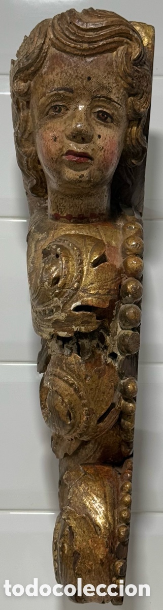 Antig&uuml;edades: PRECIOSO QUERUB&Iacute;N SIGLO XVIII - Foto 2
