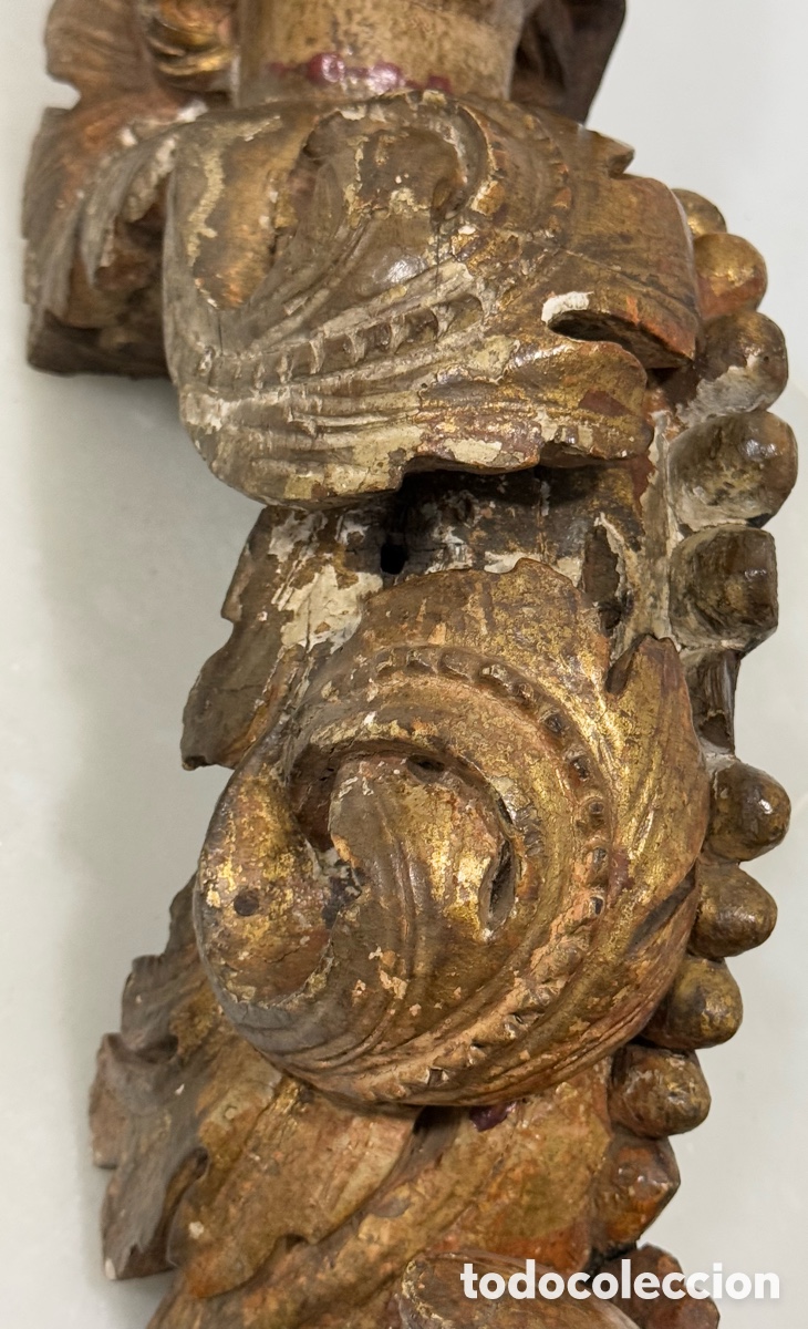 Antig&uuml;edades: PRECIOSO QUERUB&Iacute;N SIGLO XVIII - Foto 24