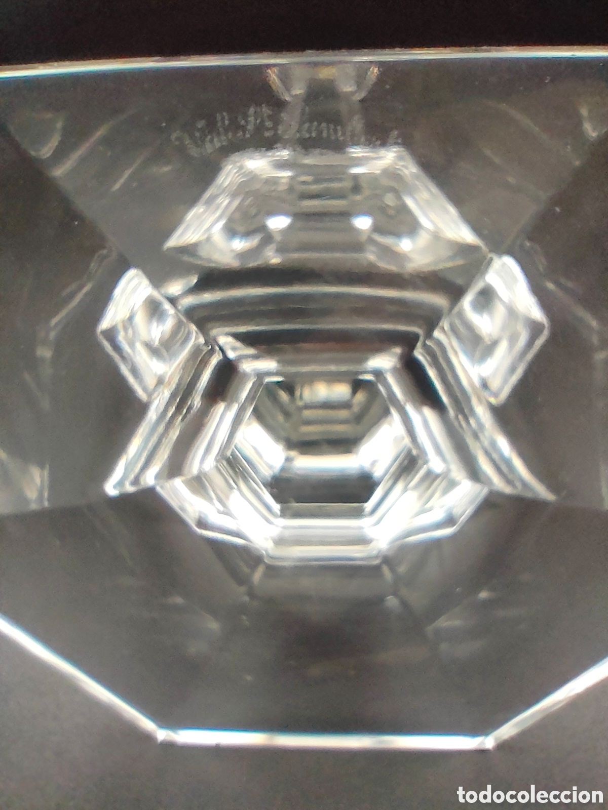 Antig&uuml;edades: Candelabro cristal Val Saint Lambert - Foto 6