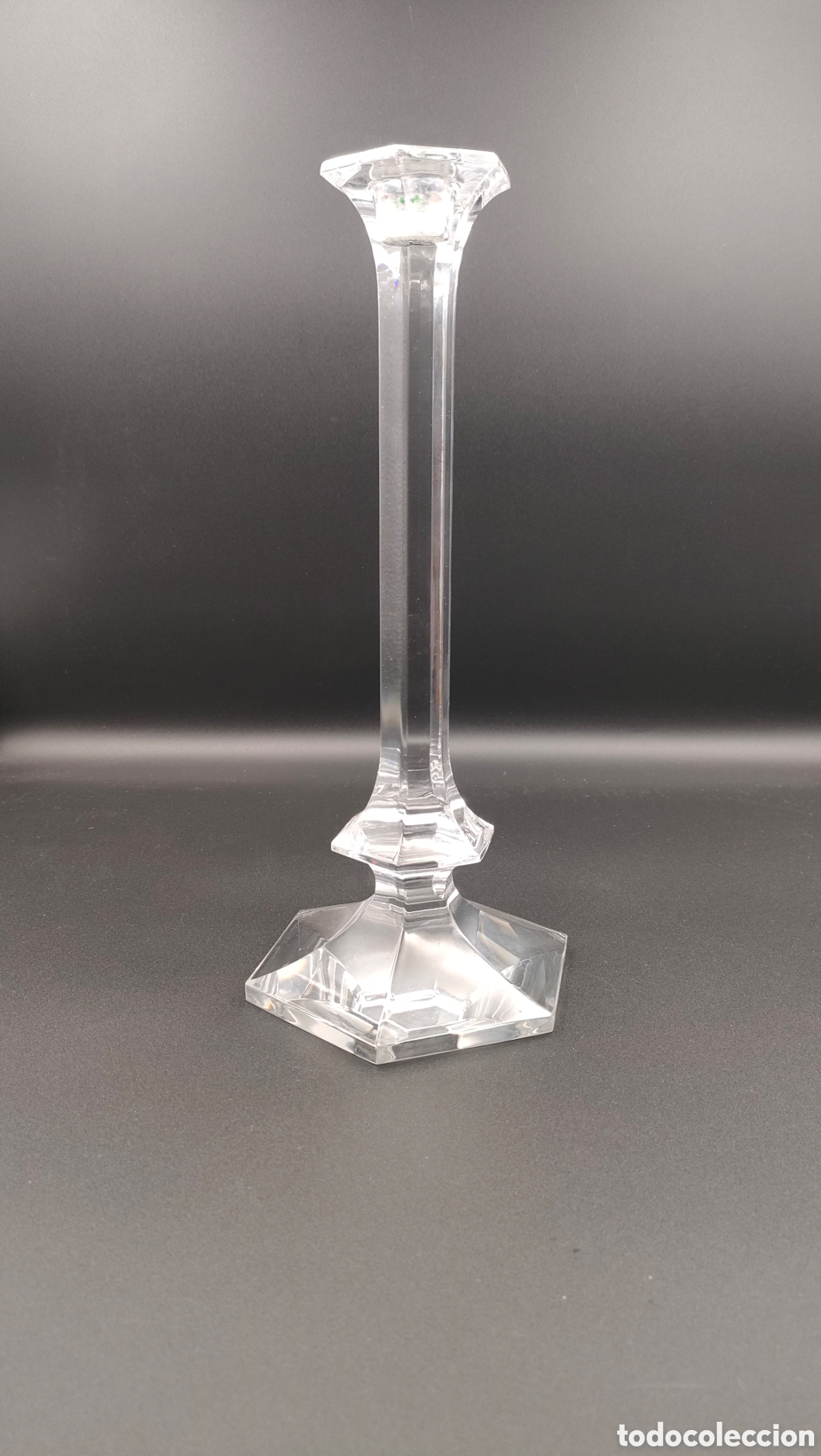 Antig&uuml;edades: Candelabro cristal Val Saint Lambert - Foto 1