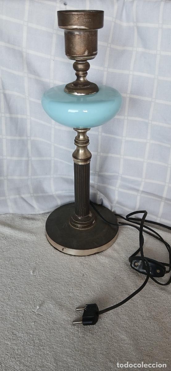 Oggetti Antichi: L&aacute;mpara de sobremesa Metalarte, a&ntilde;os 40-50. Ver fotos y descripci&oacute;n!