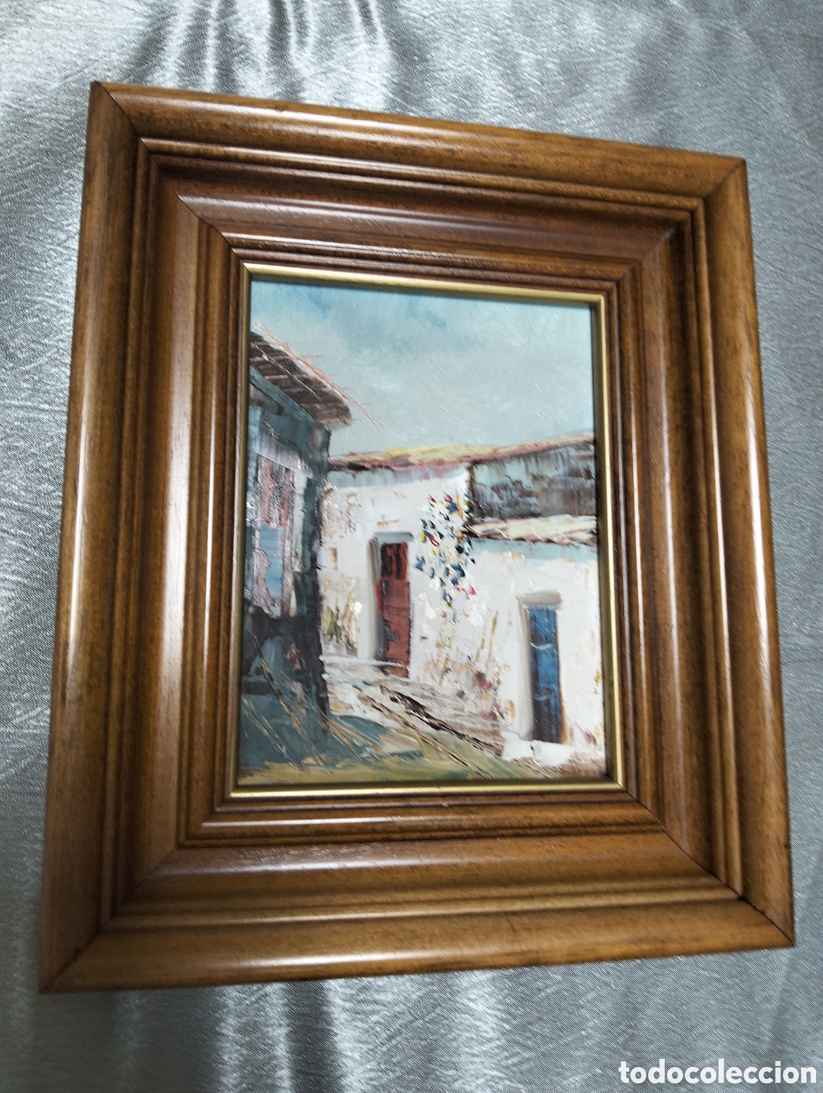 Antig&uuml;edades: Cuadro pintado &oacute;leo paisaje - Foto 1