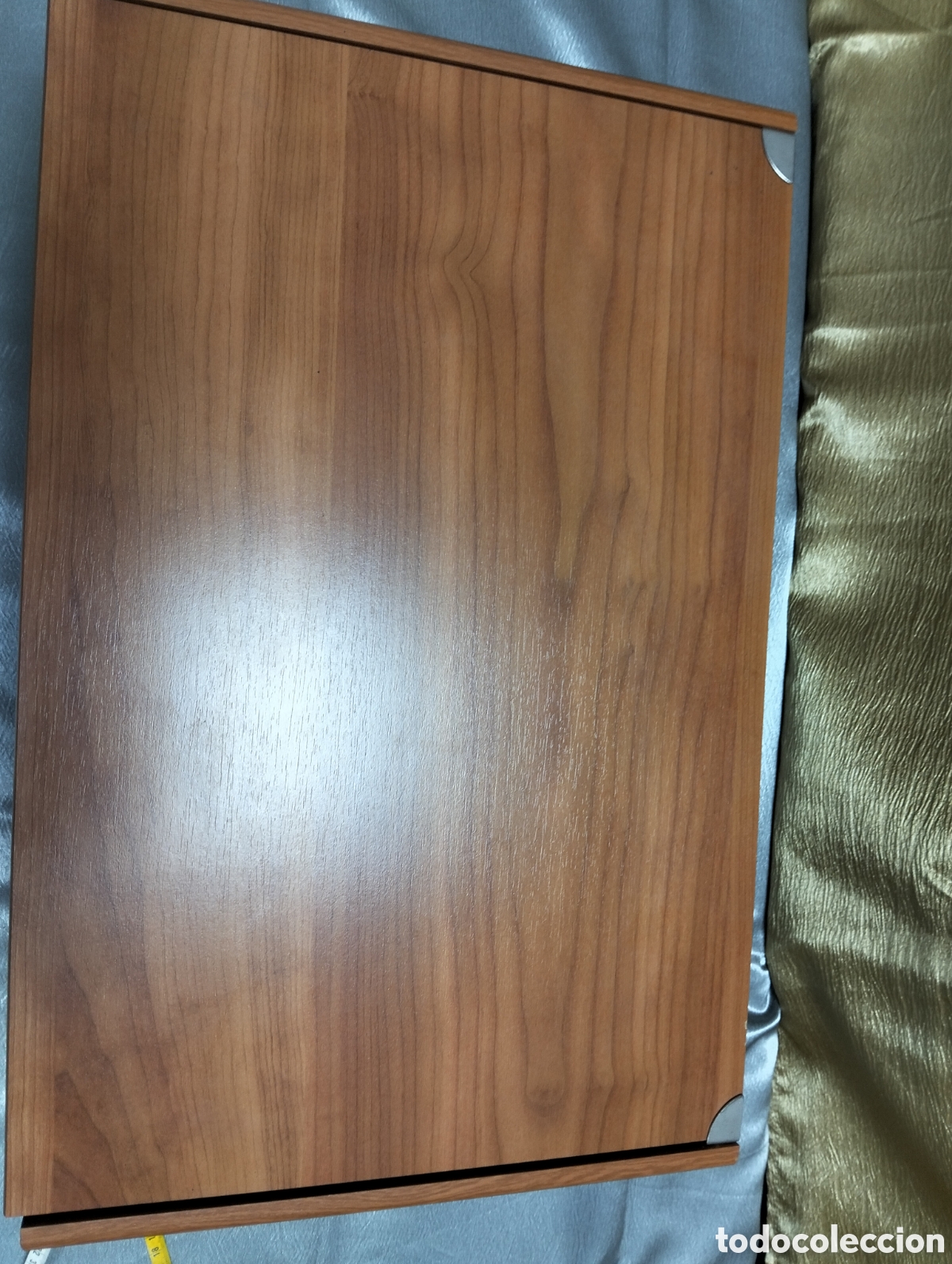 Antig&uuml;edades: Fant&aacute;sticaCaja graande madera para cuberter&iacute;a - Foto 3