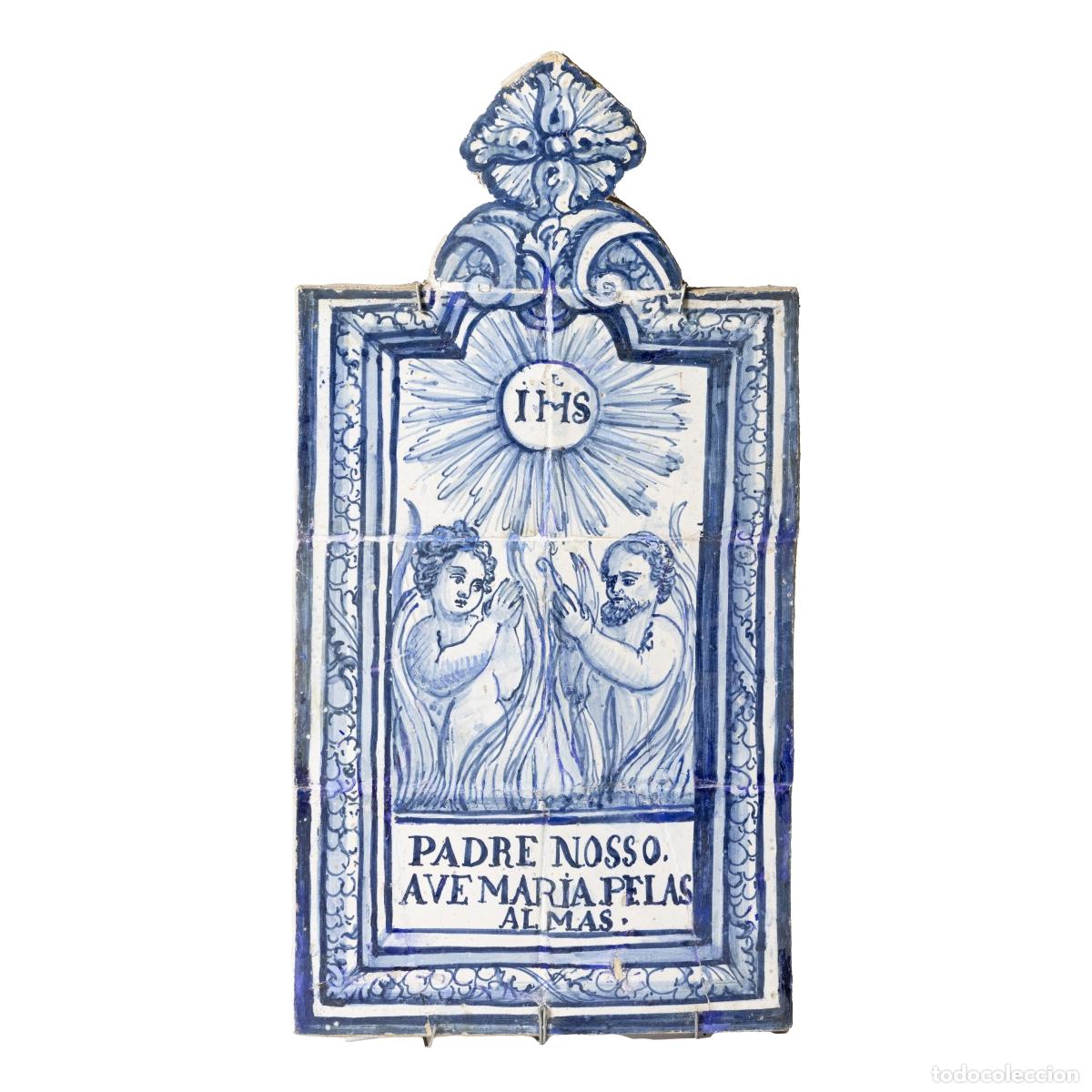 Antiques: PANEL DE AZULEJOS DE LOZA