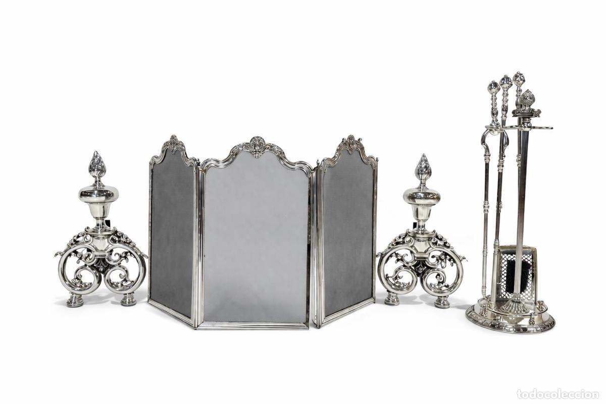 Antiquit&auml;ten: FRENTE DE LA CHIMENEA Y UTENSILIOS