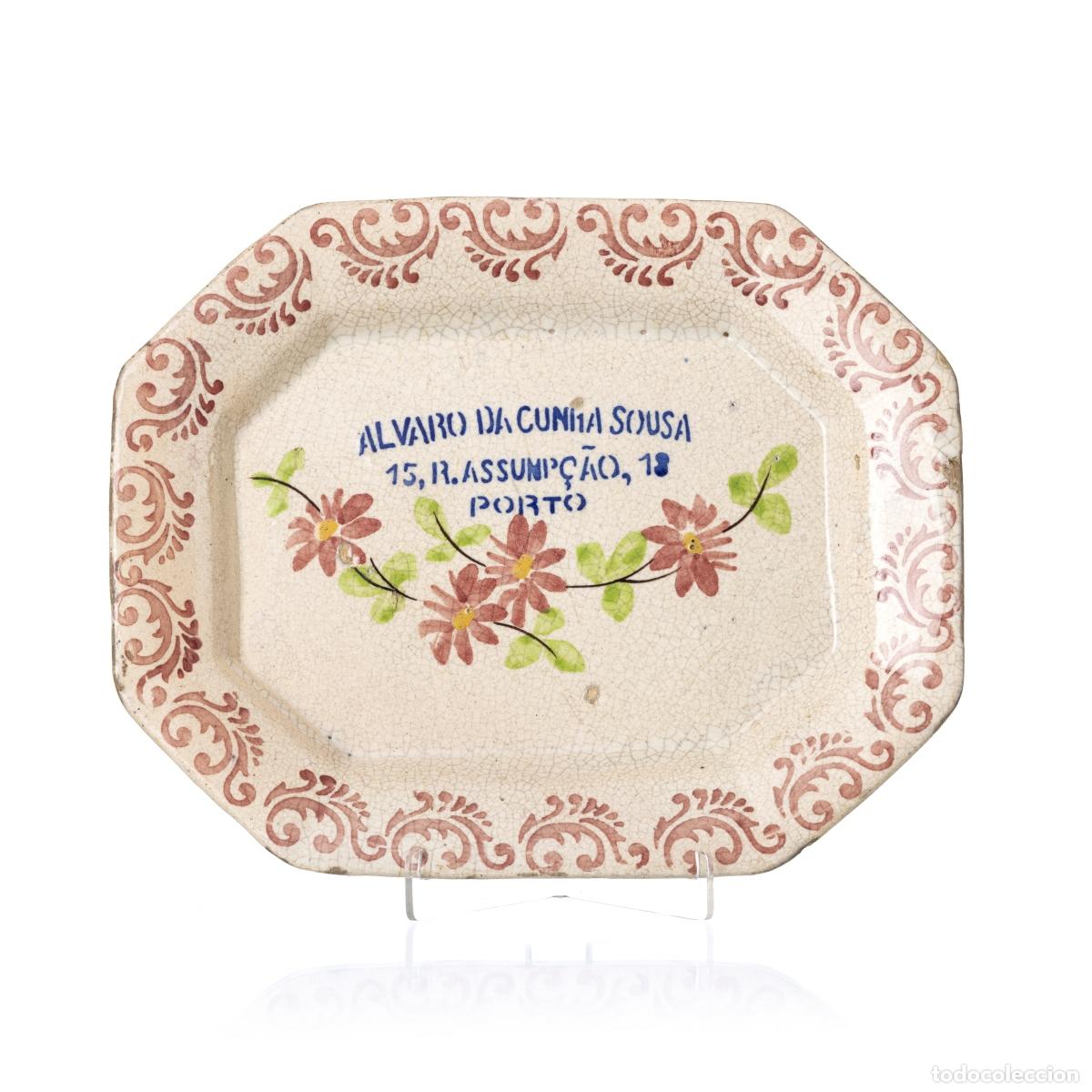 Oggetti Antichi: BANDEJA PUBLICITARIA DE LOZA