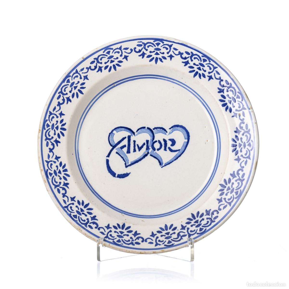 Antig&uuml;edades: PLATO PARA HABLAR HECHO DE LOZA