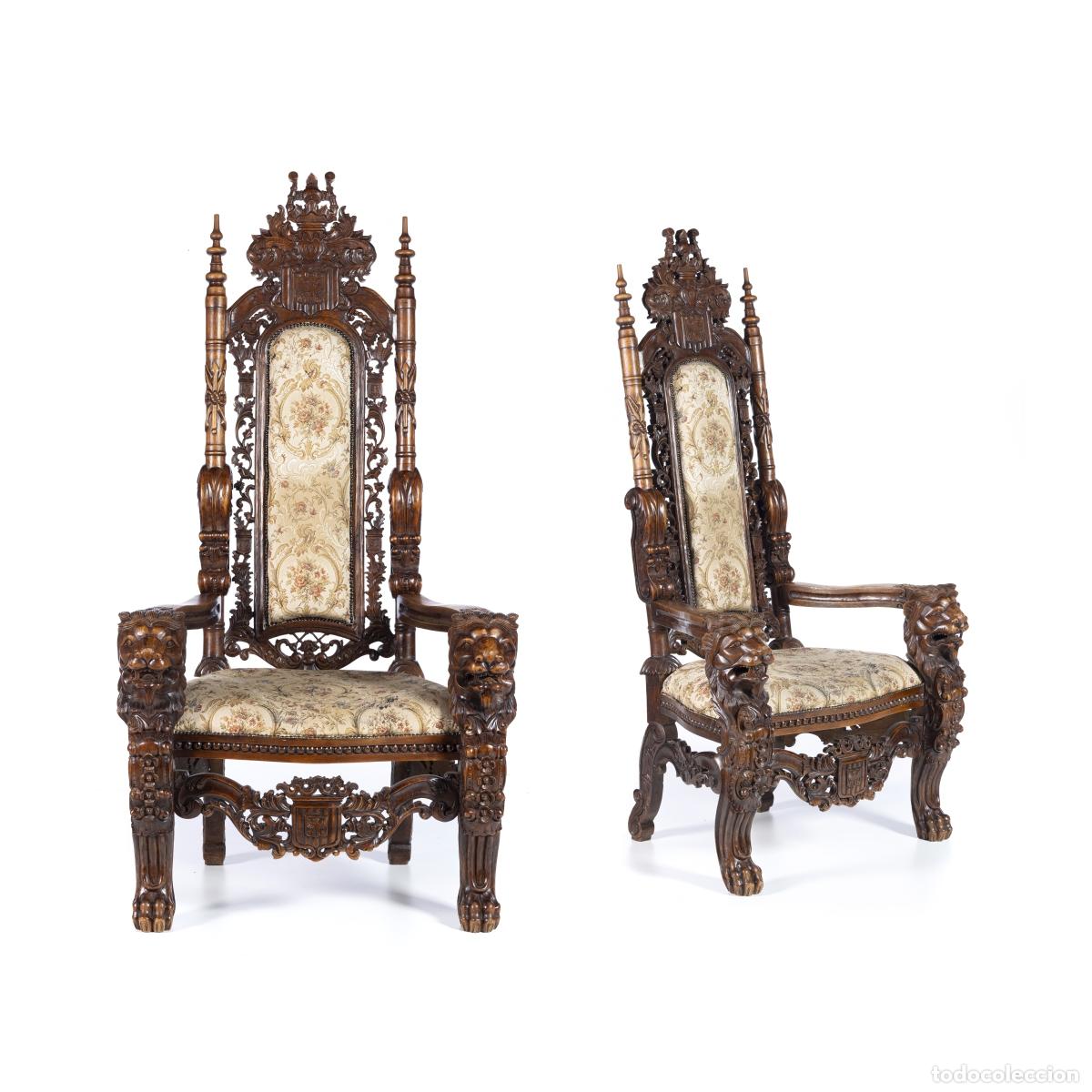 Antig&uuml;edades: SILL&Oacute;N IMPONENTE - Foto 1