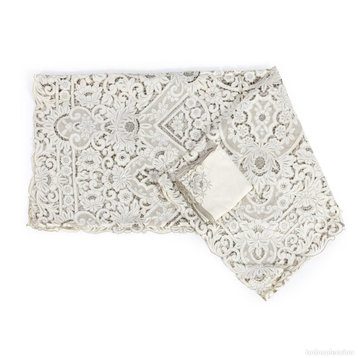 Antiquit&auml;ten: TOALLA Y DOCE SERVILLETAS