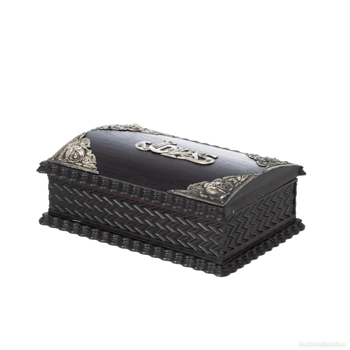 Antig&uuml;edades: JOYERO CON PLATA